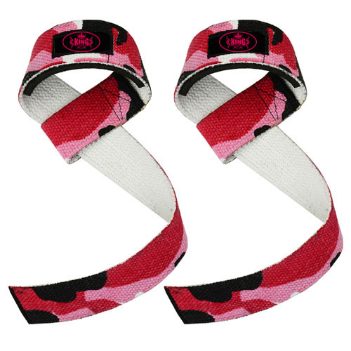 Weight Lifting Wrist Wraps Fitness Training Straps Camo Pink