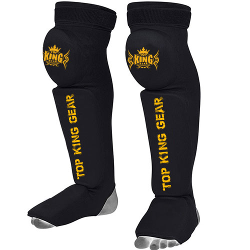 Top King Gear Shin Instep Guards with Knee Pads:-
