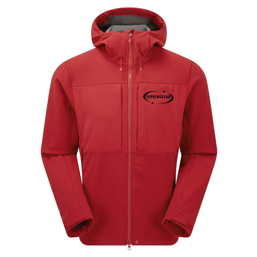  Men's Windjammer Hooded Softshell Jacket:-