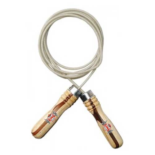 Jumping Ropes With Wooden Handle 