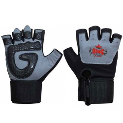 Weight Lifting Gym Training Leather Gloves