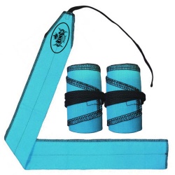 100% Polyester Cotton Cross-fit Strength Wrist Wraps