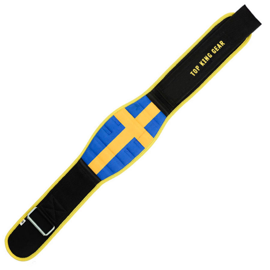 Sweden Flagged Weight Lifting Training Belt. 