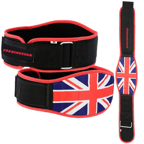 UK Flagged Weight Lifting Training Belt