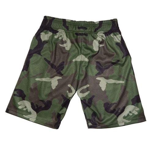 Sublimation Camouflage Poly Mesh Men Shorts 