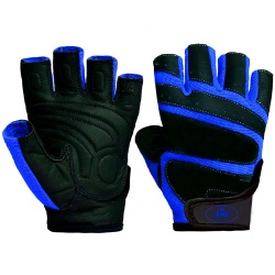  Leather Weight Lifting Gym Workout Training Gloves;-