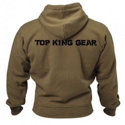 Men Fleece Zip Up Hoodie