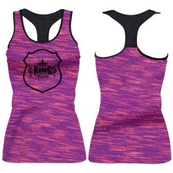 Women Tri Blend Gym Tank Top;-