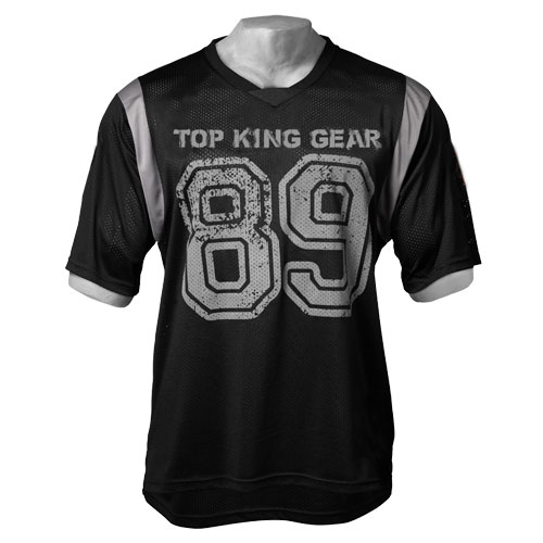 Men Gym Football Poly Mesh Shirt;-