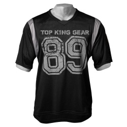 Men Gym Football Poly Mesh Shirt;-