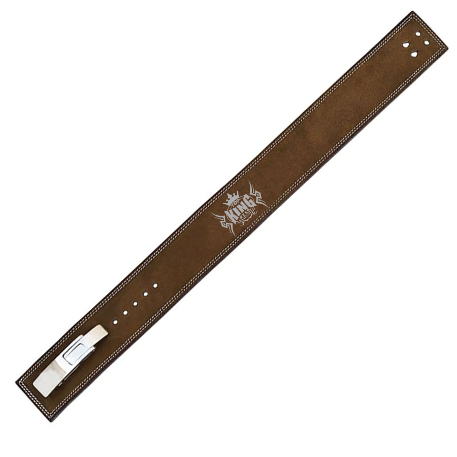  4 inch Lever Powerlifting Leather Gym Belt:-