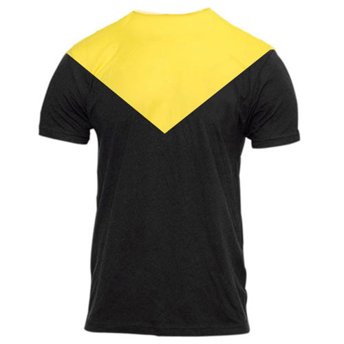 New TopKingGear Cotton Contrast V-Cut Panels T Shirt