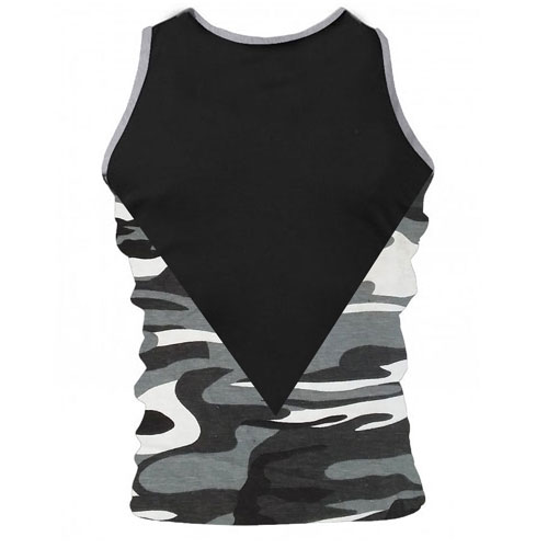  New TopKingGear V Cut Camouflage Gym Tank Top;-