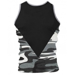  New TopKingGear V Cut Camouflage Gym Tank Top;-