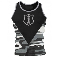  New TopKingGear V Cut Camouflage Gym Tank Top;-
