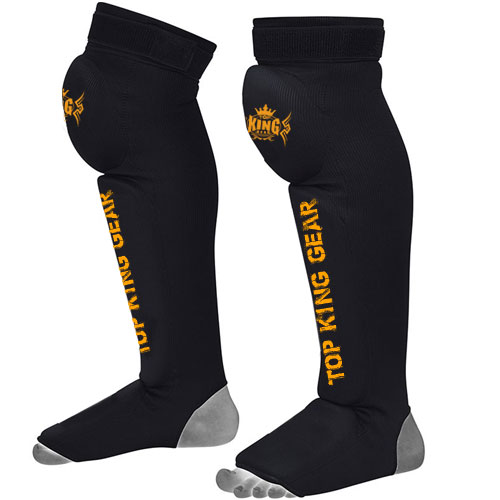 Top King Gear Shin Instep Guards with Knee Pads:-
