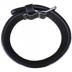Cowhide Leather Single Prong Powerlifting  Belt:-