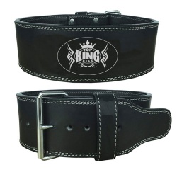 Cowhide Leather Single Prong Powerlifting  Belt:-