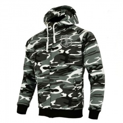 Kevlar Grey Camo Fleece Hoodie;-