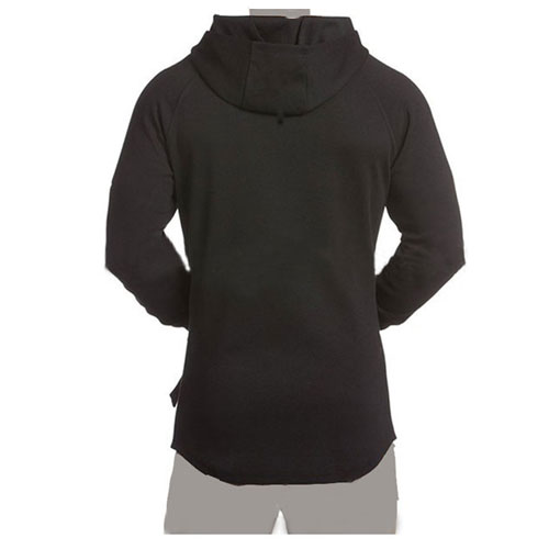 Men Pullover Scoop Bottom Hoodies