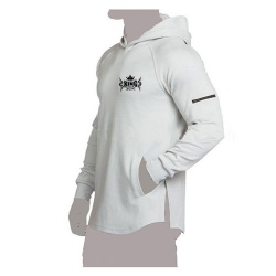 Men Pullover Scoop Bottom Hoodies