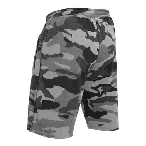Sublimation Grey Camouflage Mesh Shorts;.