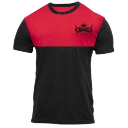 New TopKingGear Men Cotton Contrast Panels T Shirt:-