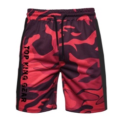CAMOUFLAGE ACTIVE POLY MESH SHORTS:-