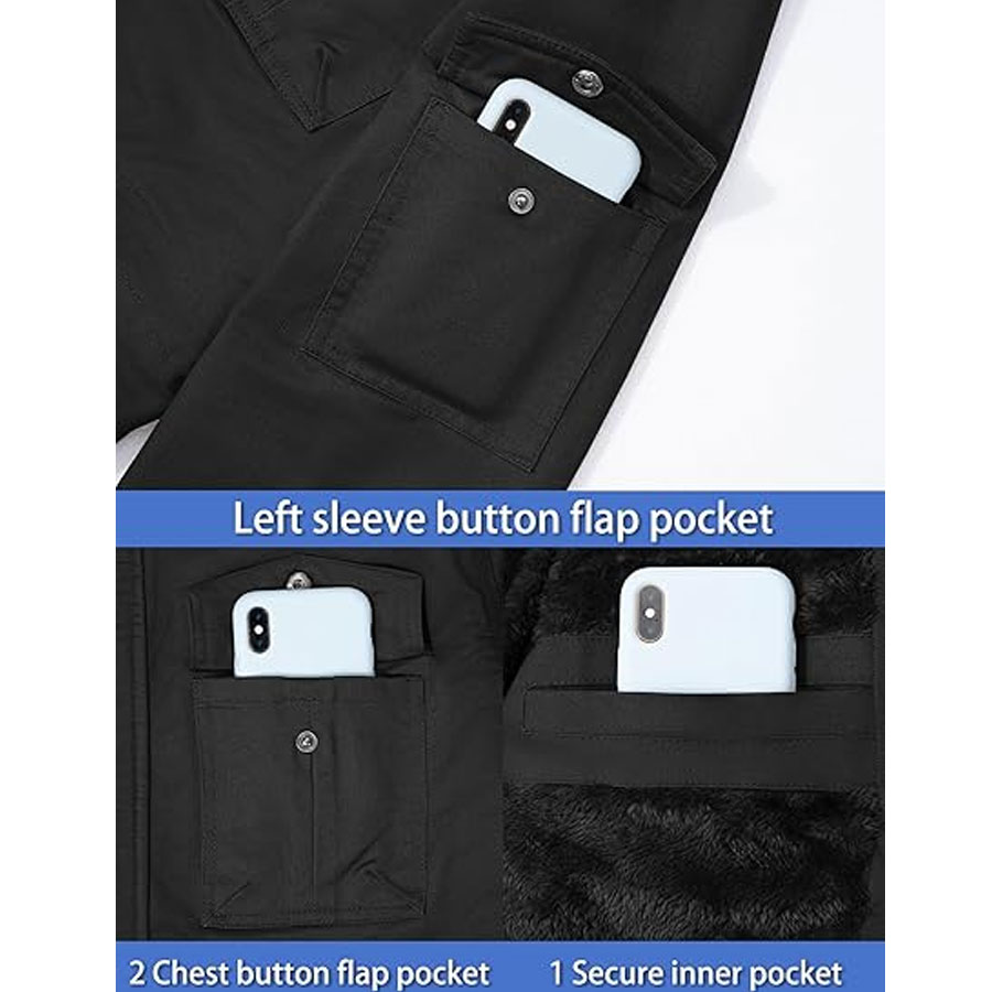 Casual Denim Jean Cargo Jackets:-