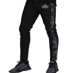 Dark Camo Raglan Tracksuit - Black/Grey