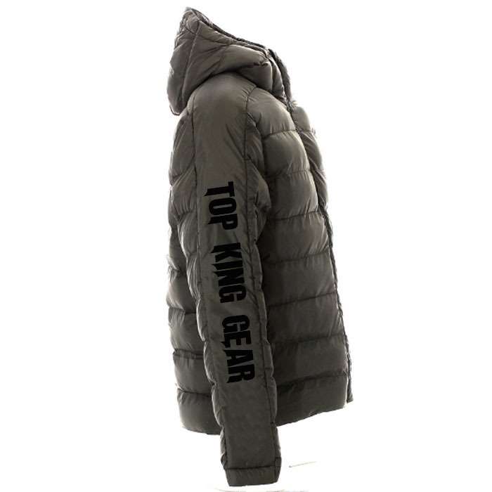 Men Hooded Bomber Jacket:-