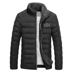 Men Stand Collar Bomber Jacket:-