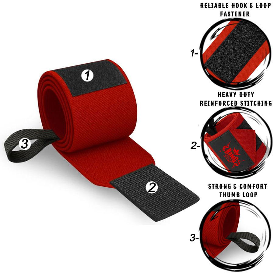 Weightlifting Wrist Support Wraps:-