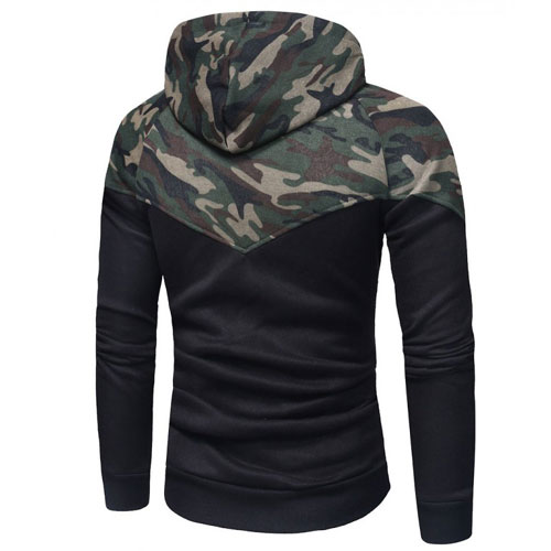  NEW TOPKINGGEAR CAMOUFLAGE PANELS MEN HOODIE:-