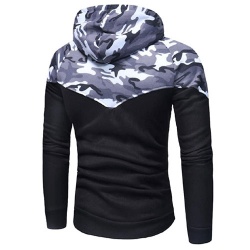  NEW TOPKINGGEAR CAMOUFLAGE PANELS MEN HOODIE:-