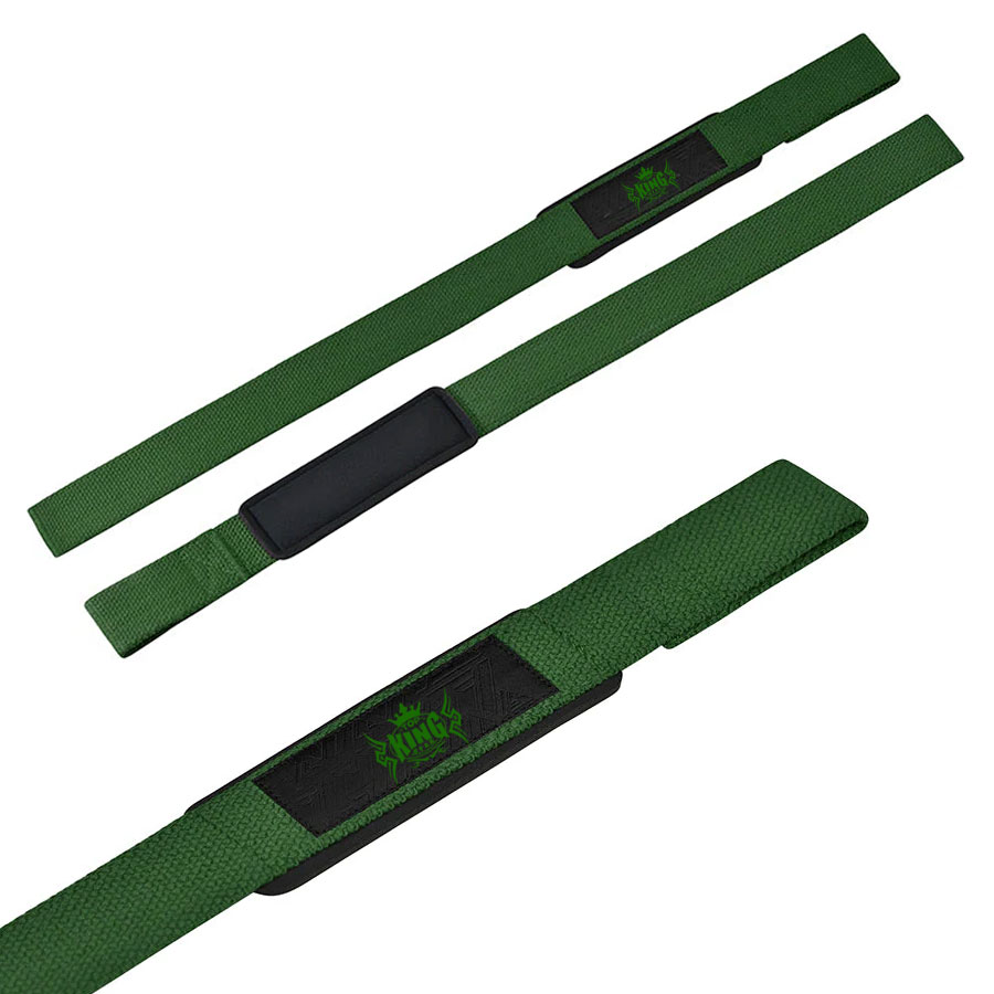 Red Weightlifting Training Wrist Straps:-