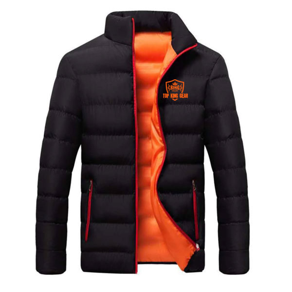 Men Quilted Winter Puffer Jacket:-