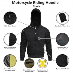 Men Motorcycle Riding Hoodie:-