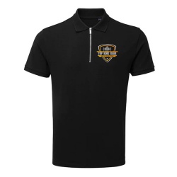 POLO SHIRT WITH FRONT ZIP:-