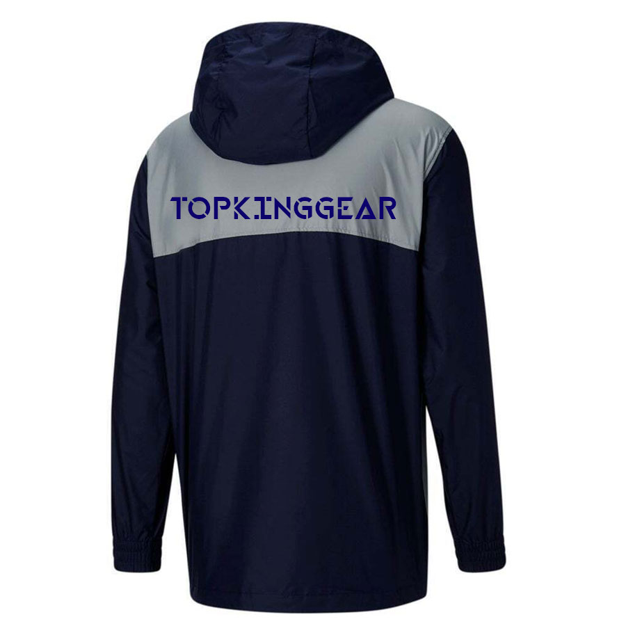 Half Zip Men Windbreaker Jacket:-