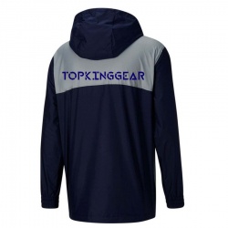 Half Zip Men Windbreaker Jacket:-