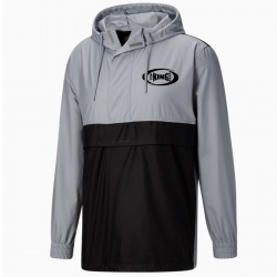 Half Zip Men Windbreaker Jacket:-