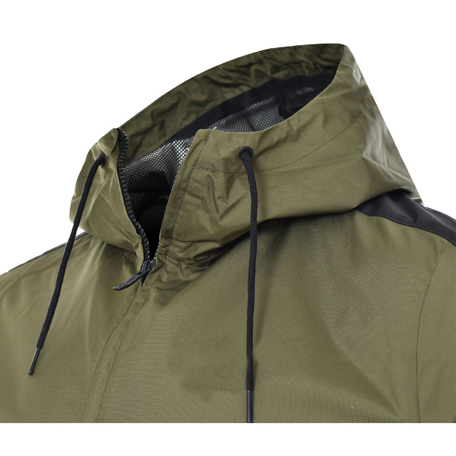 WINDBREAKER HOODED JACKET:-