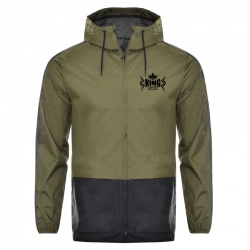 WINDBREAKER HOODED JACKET:-
