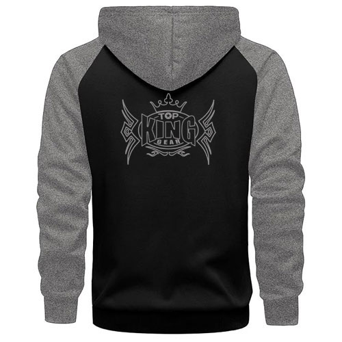 RAGLAN SLEEVES ZIP HOODIE:-