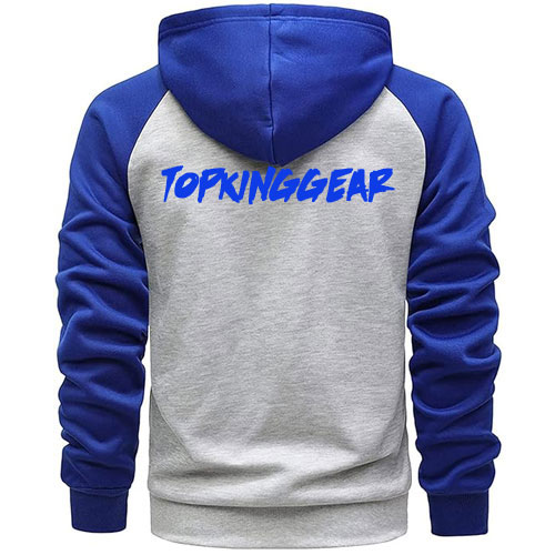 RAGLAN SLEEVES ZIP HOODIE:-