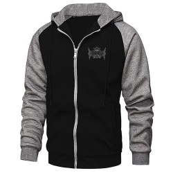 RAGLAN SLEEVES ZIP HOODIE:-