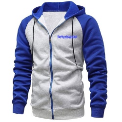 RAGLAN SLEEVES ZIP HOODIE:-