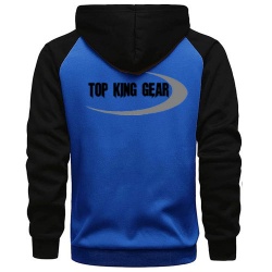 RAGLAN SLEEVES ZIP HOODIE:-