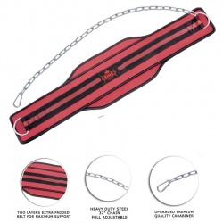 Weightlifting Training Dipping Gym Belts:-